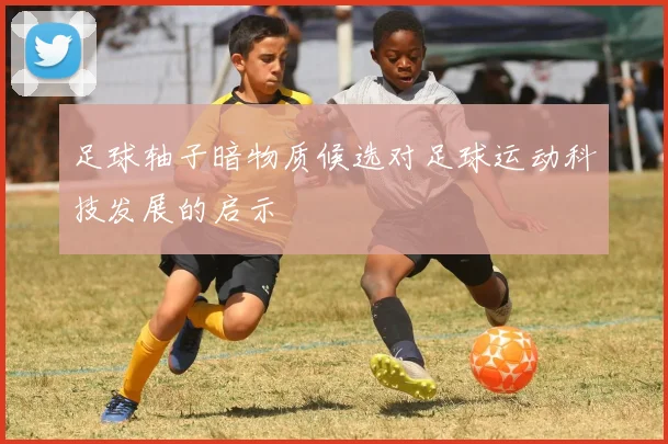 足球轴子暗物质候选对足球运动科技发展的启示